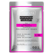 Bielenda Advanced Therapy 2in1 kooriv ja rahustav näopadi, 12 tk