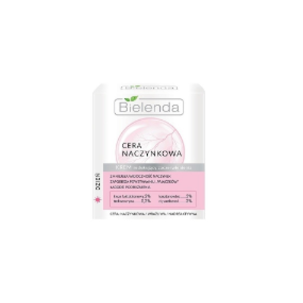Bielenda CAPILLARY SKIN Päevane näokreem punetuse vähendamiseks kapillaarsele/tundlikule nahale, 50 ml (195788)