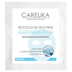 CARELIKA Biotselluloosi näomask – niisutav ja revitaliseeriv biotselluloosmask, 8 ml