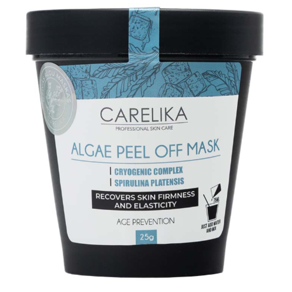 CARELIKA Algea Peel Off Mask Cryogenic Complex – plastifitseeriv mask vananemisvastase toimega, 25 g (CPCM025)