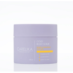 CARELIKA Gold kehakoorija – kuldsete glitterite, kaviaari ekstrakti ja taimse glütseriiniga, 200 ml