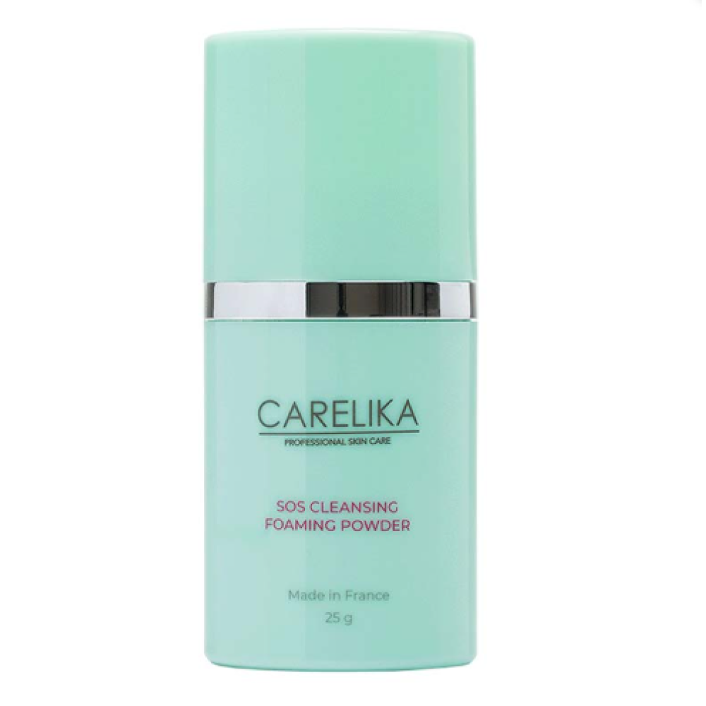 CARELIKA SOS Cleansing Powder – naha puhastav vaht-pulber niatsinamiidiga, 25 g (CPSCP025)