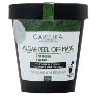 CARELIKA Algea Peel-Off Mask Tea Tree Oil – tõmmatav mask rasusele ja kombineeritud nahale tee­puuõliga, 25 g