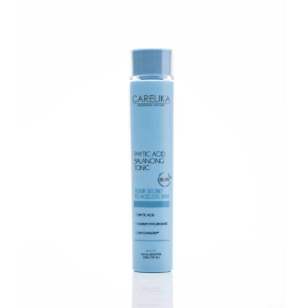 CARELIKA Phytic Acid Balancing Tonic — niisutav toonik fütinhappe ja hüaluroonhappega, 150 ml (CPPABT150)