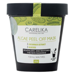 CARELIKA Algea Peel Off Mask Cucumber Extract, plastifitseeriv, taastav ja niisutav mask kurgi ekstraktiga, 40 g.