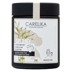 CARELIKA Shaker Prebiotic Creamy Mask Black Beeome - Rahustav kreemmask tundlikule nahale prebiootikumidega, 15 g