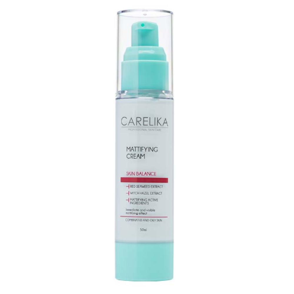 CARELIKA Mattifying Cream Skin Balance – matistav näokreem punaste merevetikatega, 50 ml (CPMCSB050)