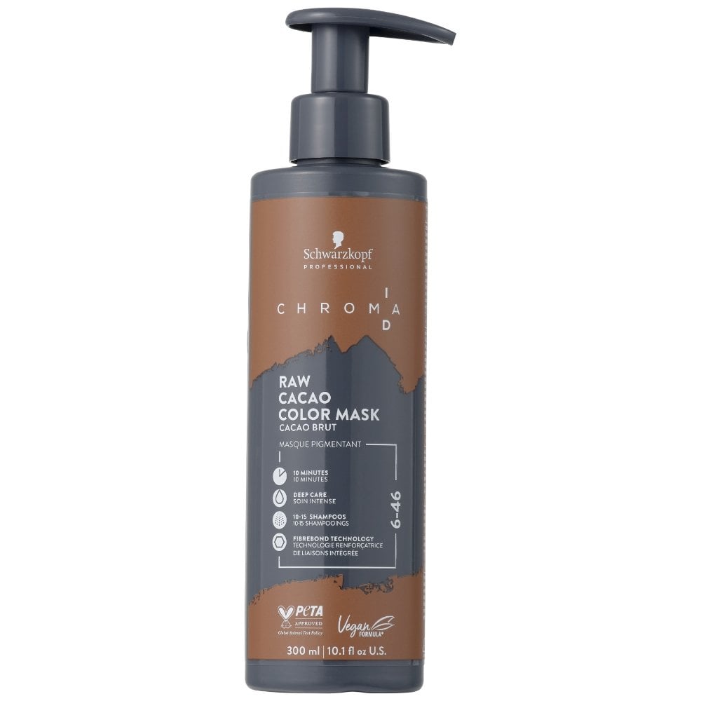 Schwarzkopf Professional CHROMA ID Bonding Mask - tooniv mask Nr. 6-46 - RAW CACAO, 300 ml (NHK4847)