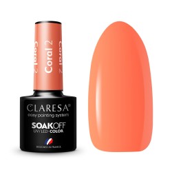 CLARESA Coral 002 – Geelilaadne lakk, 5 ml