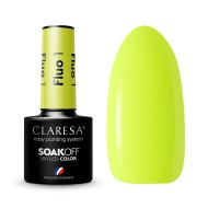CLARESA Fluo 1 - geelilaadne küünelakk, 5 ml