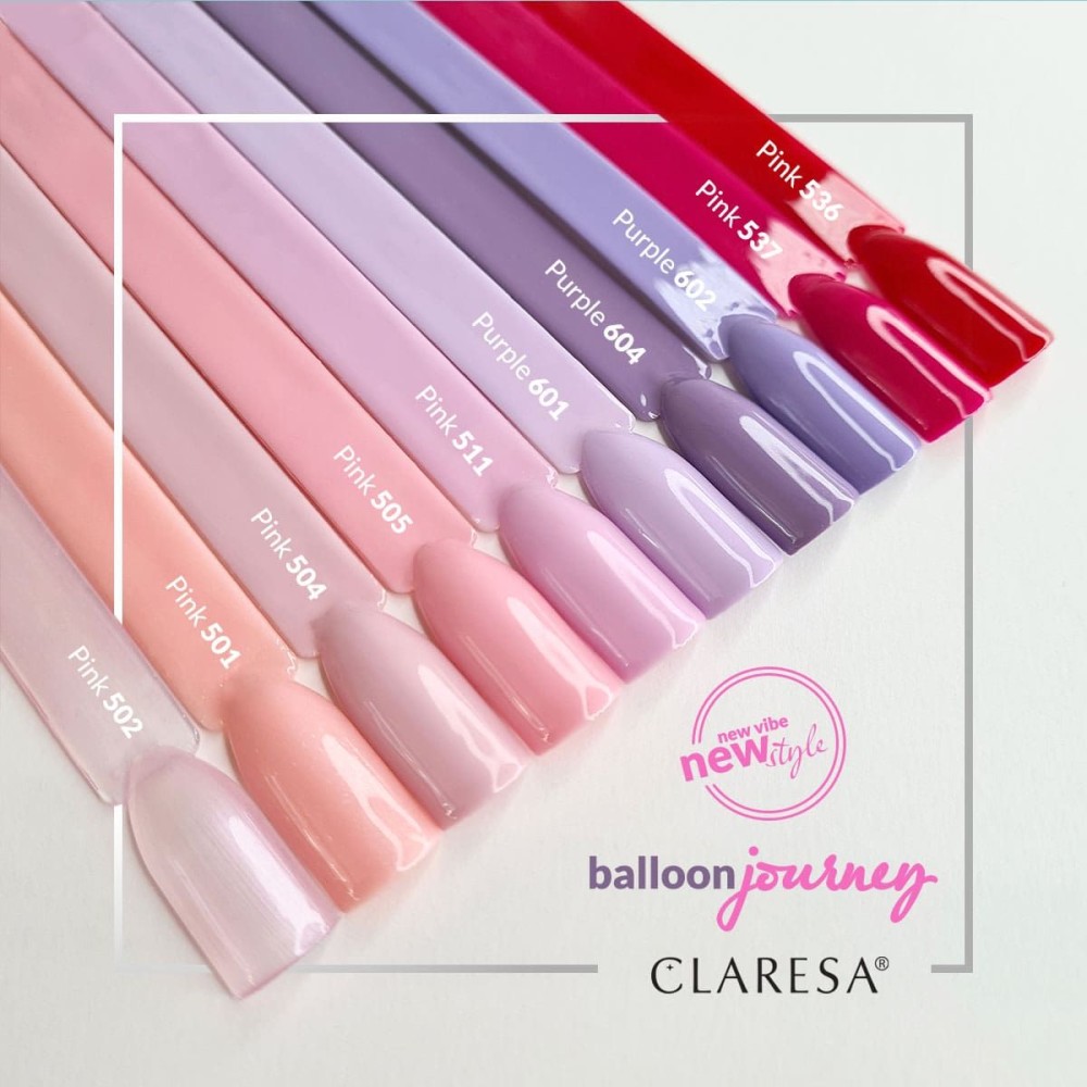 CLARESA PINK 549 - geellakk, 5 ml (143358)
