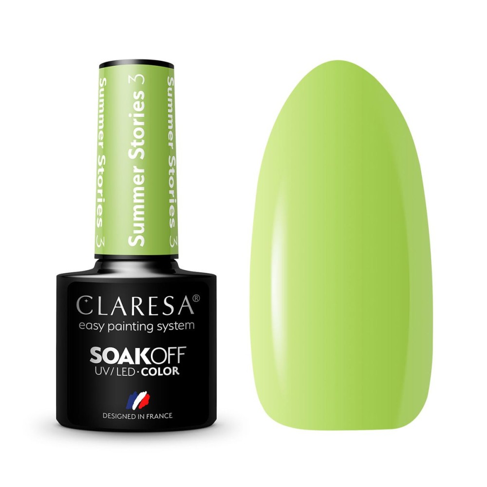 CLARESA Summer Stories 3 - Geellakk, 5 ml (144700)