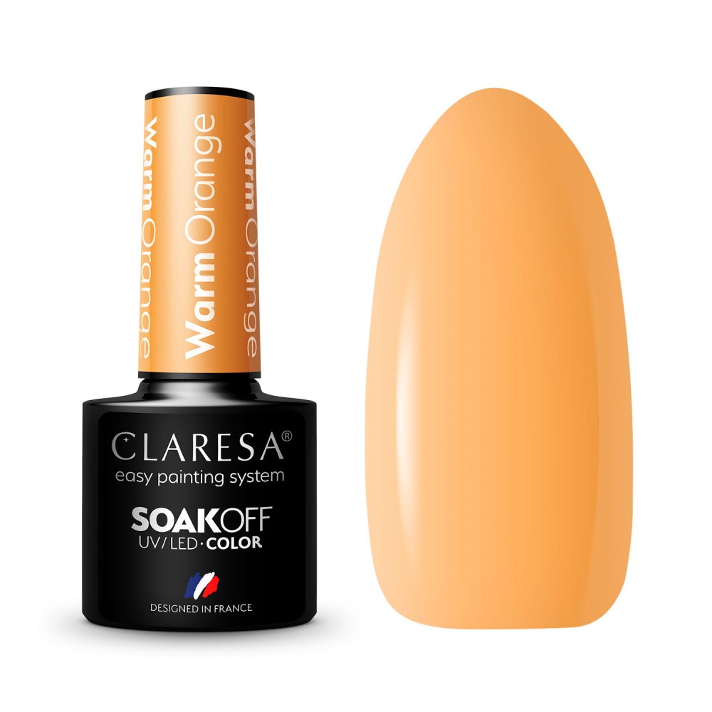 CLARESA WARM ORANGE – geellakk, 5 ml (143420)