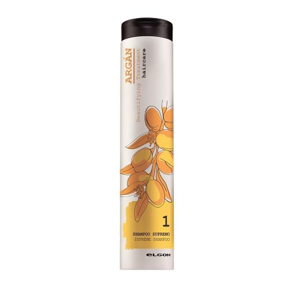 ELGON Argan Supreme Shampoo - Taastav šampoon kuivadele ja nõrgenenud juustele, 250 ml (elgon-arg-sh)