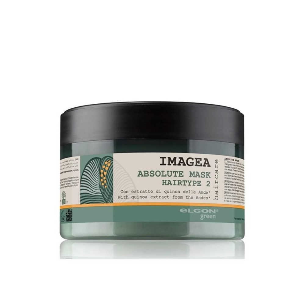 ELGON Imagea Absolute Mask - looduslik mask värvitud juustele, 200 ml (elgon-mask)