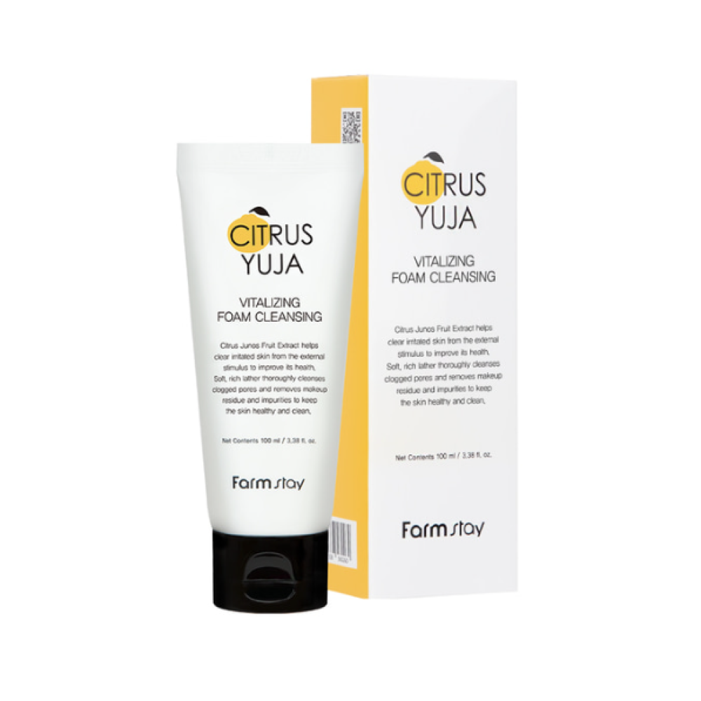 FarmStay Citrus Yuja Vitalizing Foam cleanser, 100ml (560260)
