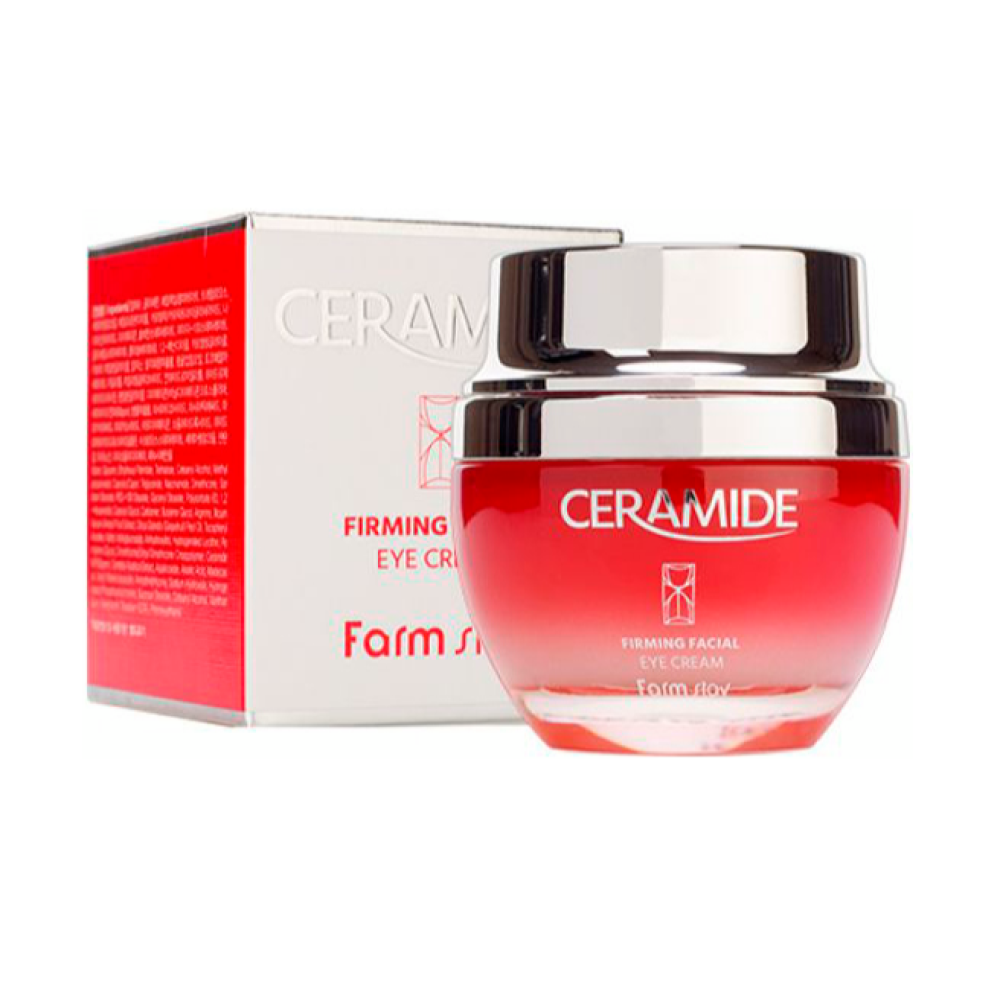 FarmStay Ceramide Firming Facial Eye Cream – väga kontsentreeritud silmakreem, 50 ml (772696)