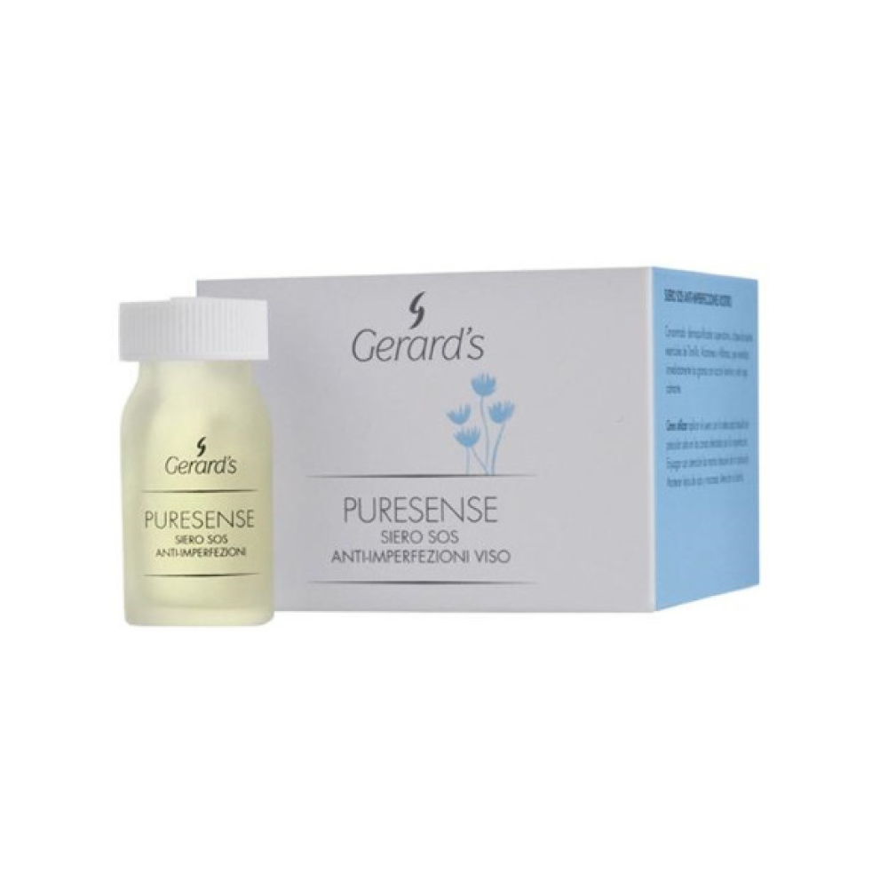 GERARD'S PURESENSE SOS Anti-Flaws Face Serum – kõrge efektiivsusega seerum näonaha probleemide vastu, 9 ml (RFAPRS009)