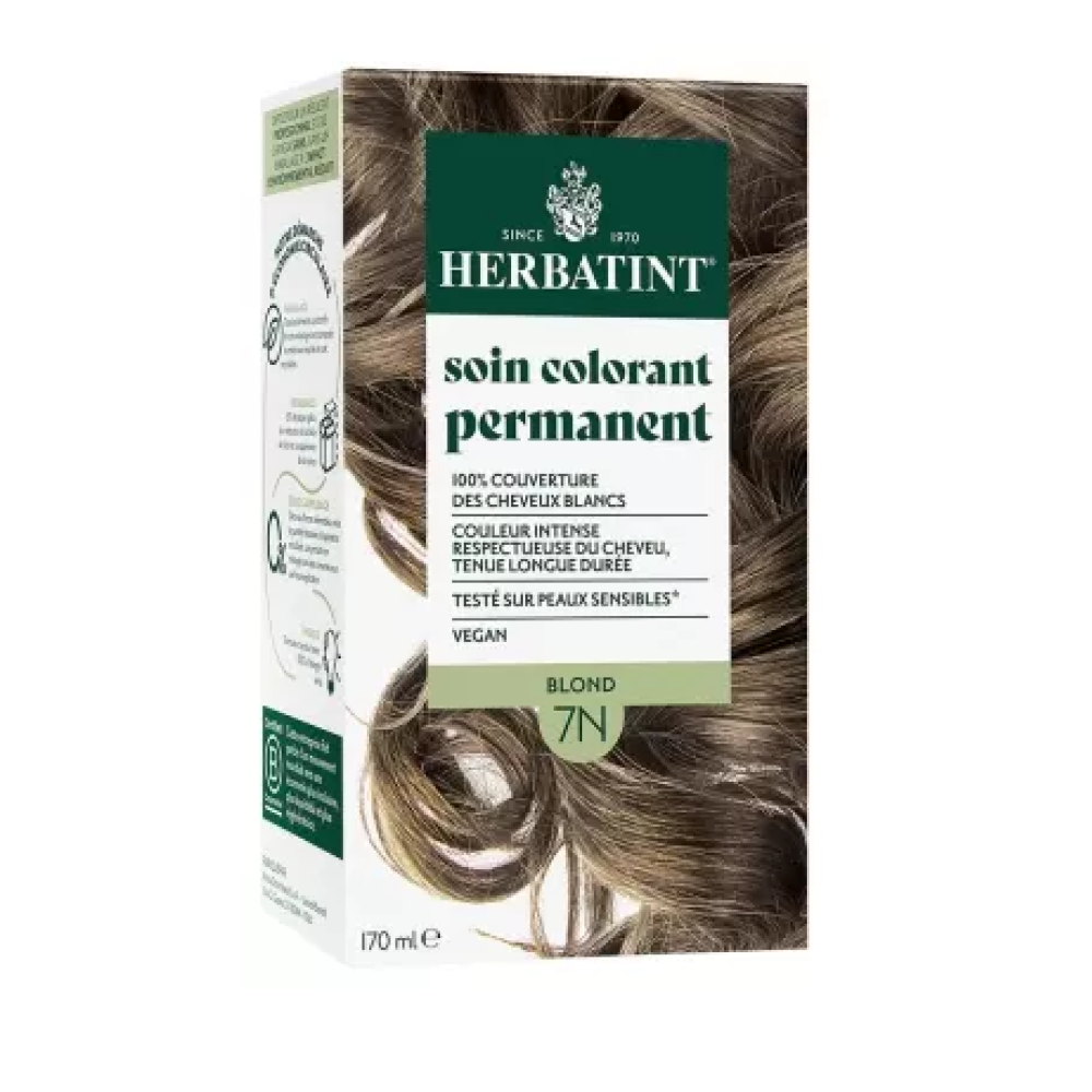 HERBATINT püsiv looduslik taimne geelvärv juustele – 7N (blond) (Herbatint7N)