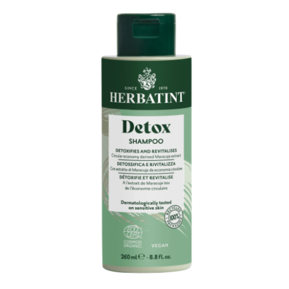 HERBATINT DETOX šampoon - detoksšampoon, 260 ml (HERB-detox-sh)