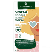 HERBATINT Vegetal Color – orgaaniline juuksevärv (Honey Blond Power / mesi-blond)
