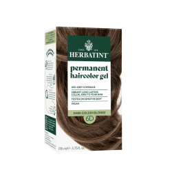 HERBATINT pikaajaline looduslik taimepõhine geeljuuksevärv - 6D (tumeblond, kuldne)