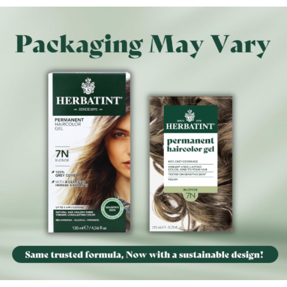 HERBATINT püsiv looduslik taimne geelvärv juustele – 7N (blond) (Herbatint7N)