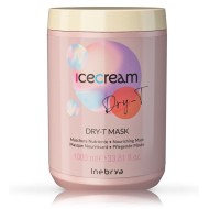 Inebrya Ice Cream Dry-T Mask – toitev juuksemask kuivadele ja kahjustatud juustele, 1000 ml