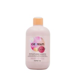 Inebrya Ice Cream Keratin Restructuring Shampoo – rekonstrueeriv šampoon keratiiniga, 300 ml