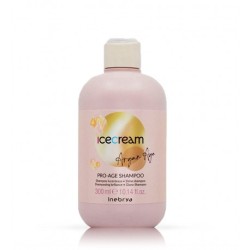 Inebrya Ice Cream Argan Age Pro-Age Shampoo – šampoon keemiliselt töödeldud, tuhmete ja elutute juuste taastamiseks, 300 ml