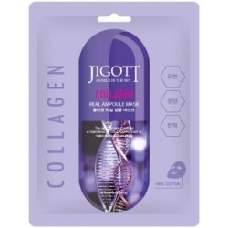 Jigott Collagen Real Ampoule Mask – kangast näomask, 27 ml