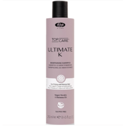 Lisap Milano UltimateK Shampoo - siledust andev keratiinišampoon, 250 ml