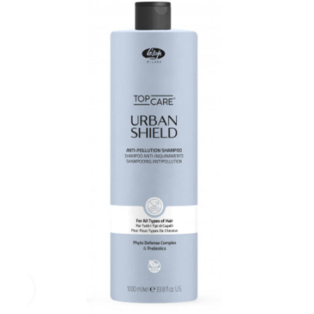 Lisap Milano Top Care URBAN Shield Shampoo - juukseid kaitsev šampoon, 1000 ml (110166)