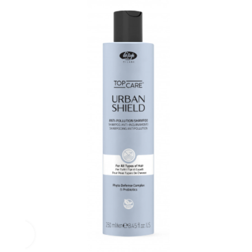 Lisap Milano Top Care URBAN Shield Shampoo – juukseid kaitsev šampoon, 250 ml (110165)