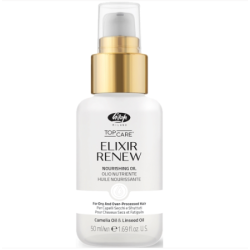Lisap Milano Top Care ELIXIR Renew Oil - Niisutav õli keemiliselt töödeldud ja kahjustatud juustele, 50 ml