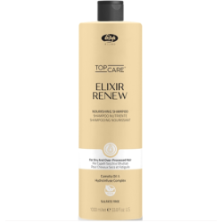 Lisap Milano Top Care ELIXIR Renew Shampoo – taastav šampoon keemiliselt töödeldud ja kahjustatud juustele, 1000 ml