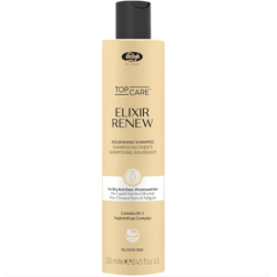 Lisap Milano Top Care ELIXIR Renew Shampoo — taastav šampoon keemiliselt töödeldud ja kahjustatud juustele, 250 ml