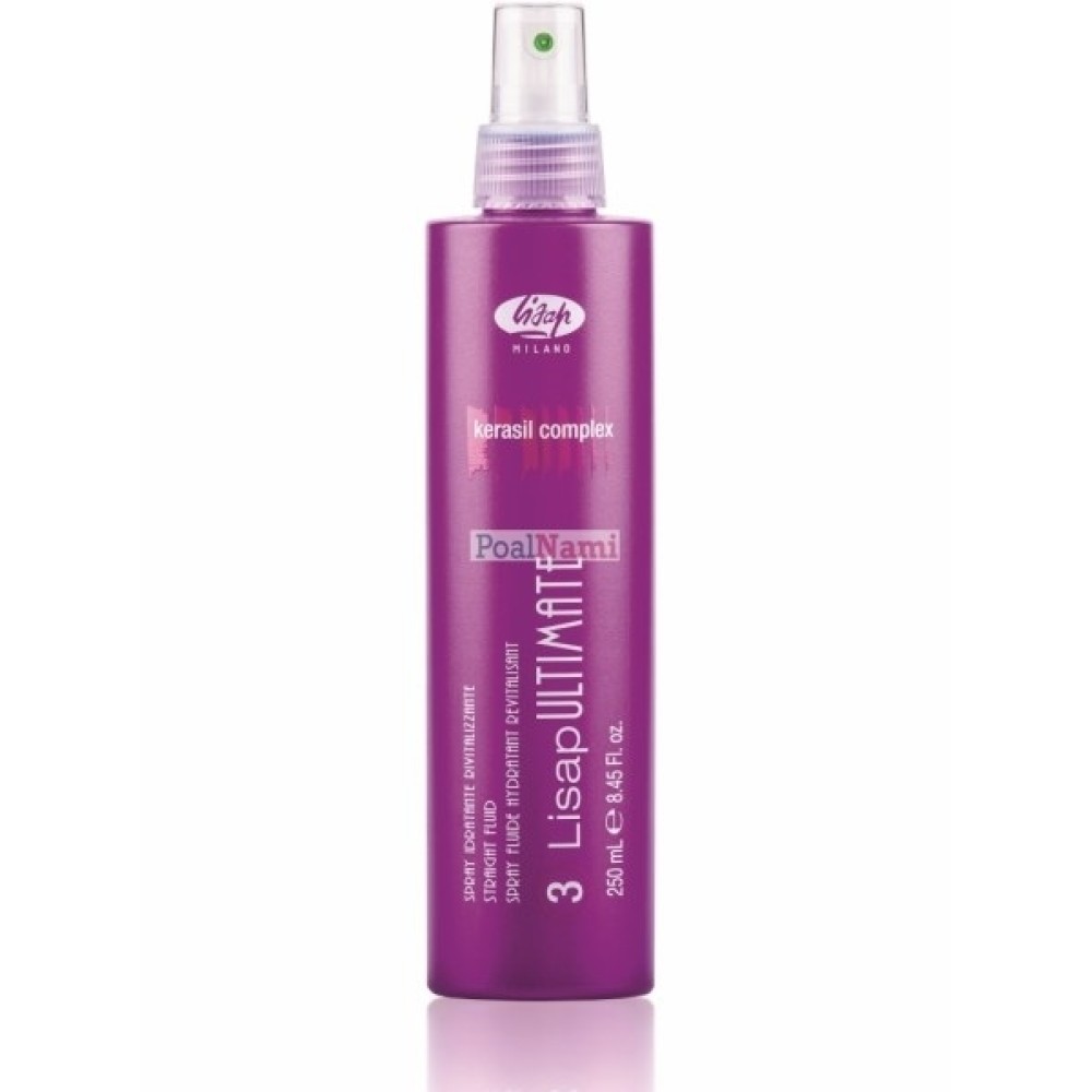 Lisap Milano Ultimate Straight Fluid - siledust andev spreipihusti keratiiniga, 250 ml (700390)