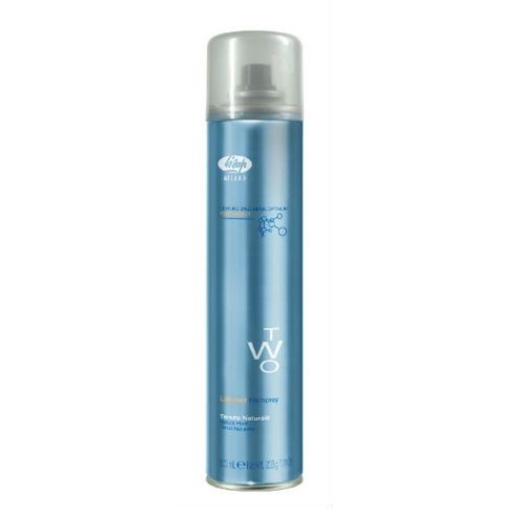 Lisap Milano Lisynet TWO Natural – professionaalne vedel juukselakk loomuliku hoidvusega, volüümi ja viimistluse jaoks, 300 ml (404730)