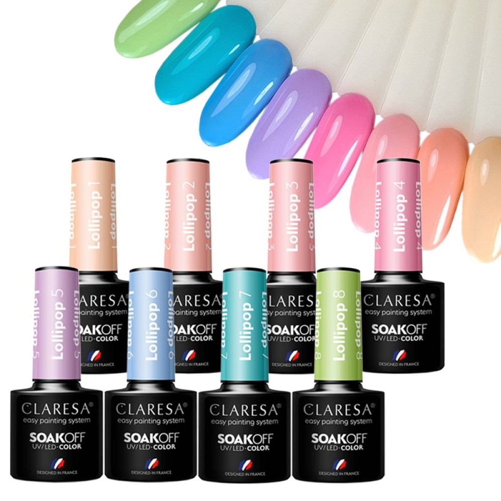 CLARESA Lollipop 8 - Geellakk, 5 ml (143290)