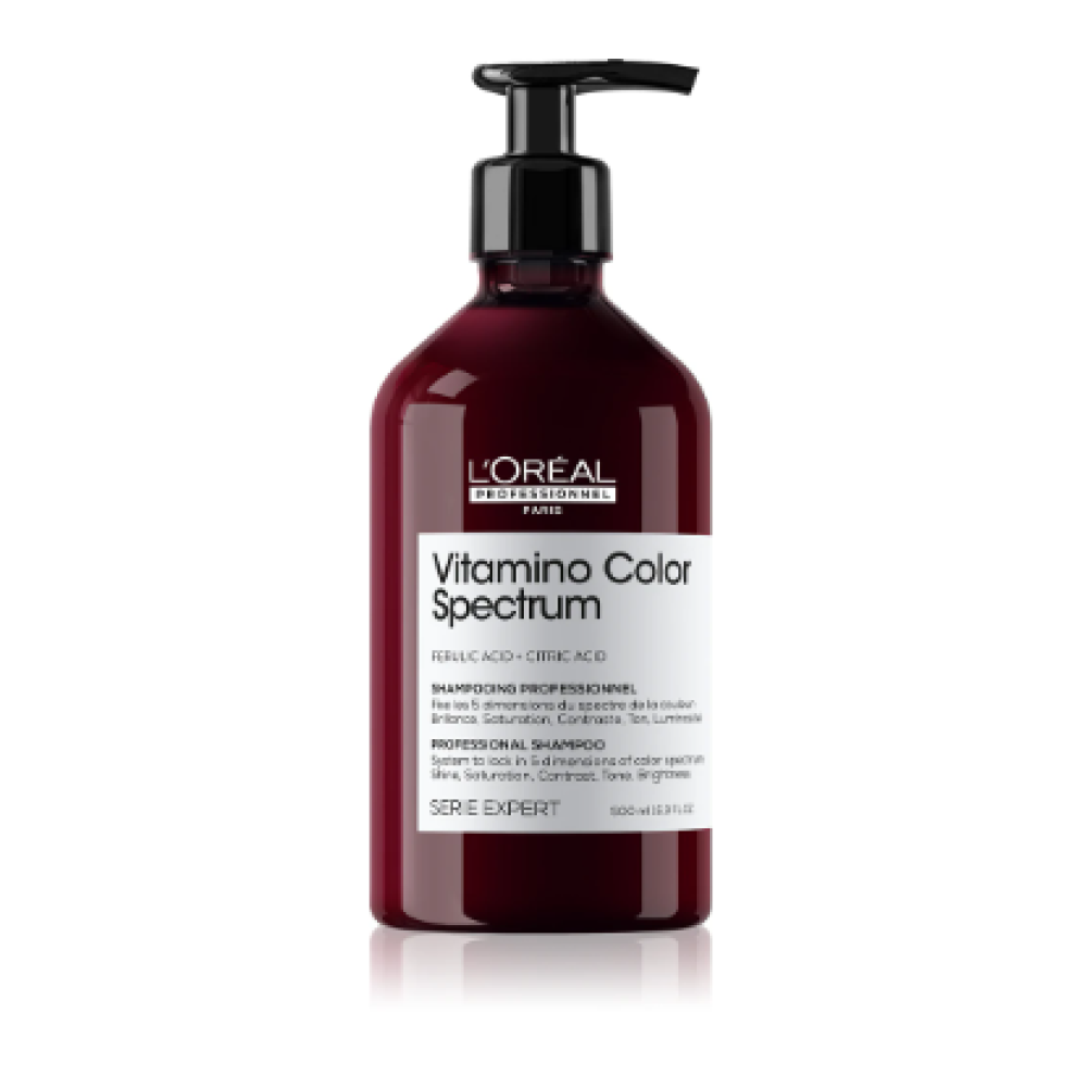 L'Oreal Professionnel Serie Expert Vitamino Color Spectrum Shampoo — šampoon värvitud juustele, 500 ml (3474637268756)