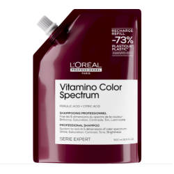 L'Oreal Professionnel Serie Expert Vitamino Color Spectrum Shampoo, šampoon värvitud juustele, 500 ml, täitepakend