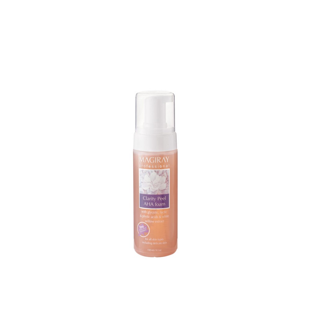 MAGIRAY Clarity Peel AHA Foam — kooriv AHA-vaht kõigile nahatüüpidele