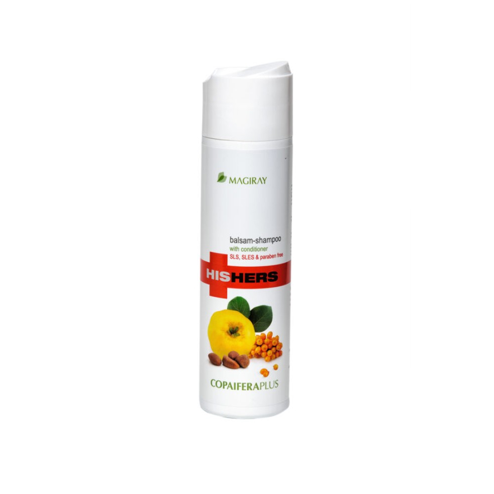 MAGIRAY HISHERS Copaifera plus shampoo – kõõmavastane šampoon, 250 ml (725786)