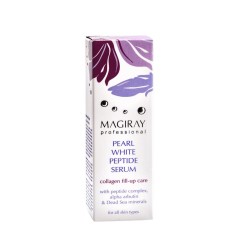 MAGIRAY PEARL WHITE Peptiidiseerum — kollageenitäitev ja valgendav hooldus kõigile nahatüüpidele, 30 ml