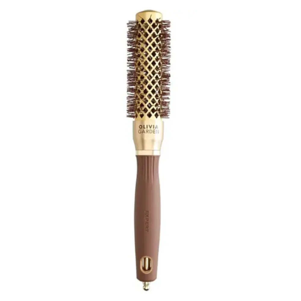 Olivia Garden Expert Blowout Shine Gold juuksehari 25 mm (og-gold-brown-25mm)