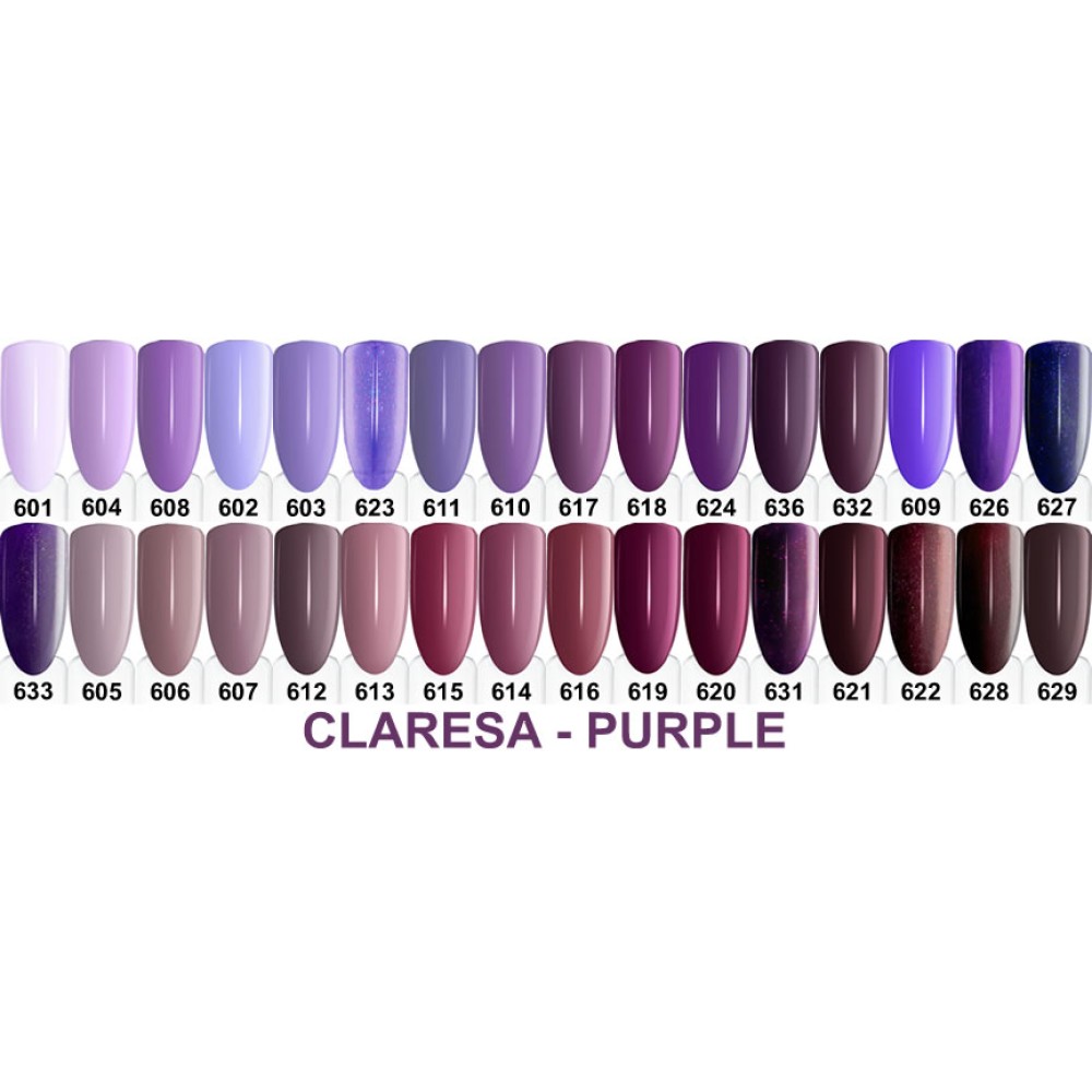 CLARESA Purple 602 – geelilaadne lakk, 5 ml (143370)