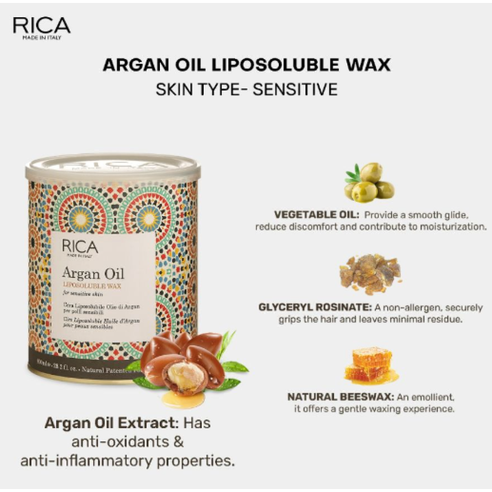 RICA Arganiõli vaha, 800 ml (CEAR8)