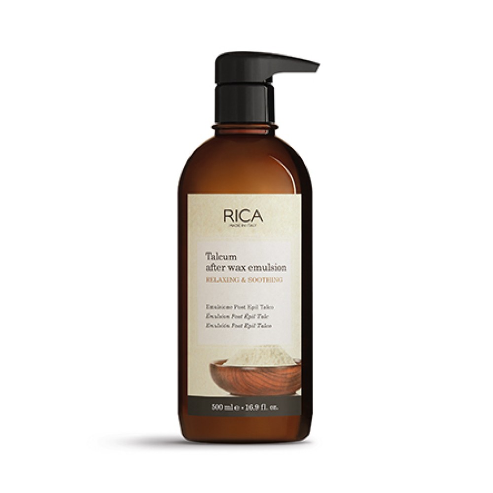 RICA Talcum After-Wax Emulsion – talkemulsioon pärast vahatamist, 500 ml (CLPET5)