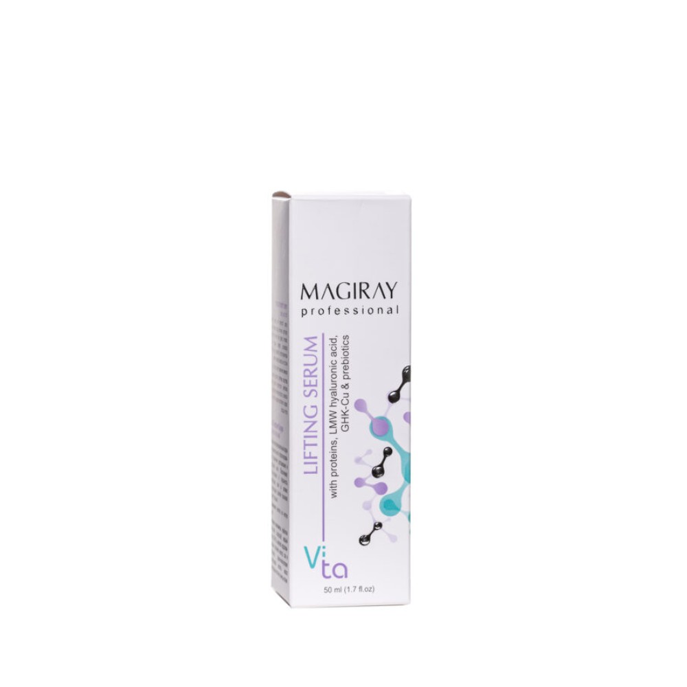 MAGIRAY VITA Lifting Serum – tõstev seerum proteiiniga, LMW-hüaluroonhappega, GHK‑Cu ja prebiootikumidega (414531)